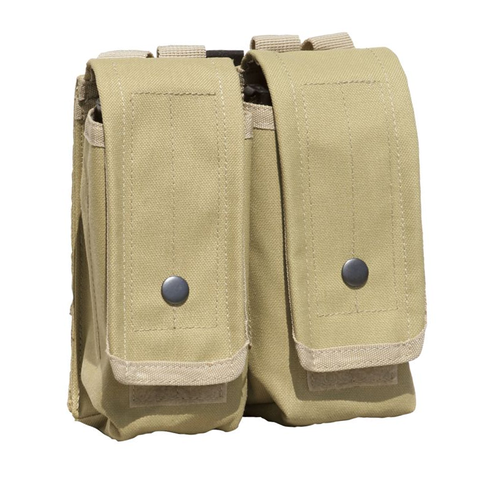AR15 AK 30 Round Magazine Pouch 2x3 Two Pocket 3 Deep Desert Tan